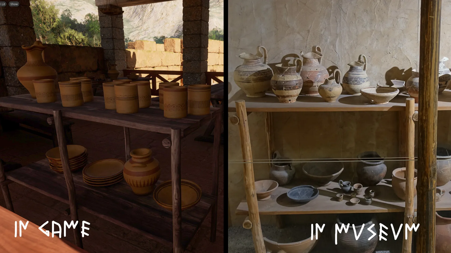 Daily life pottery